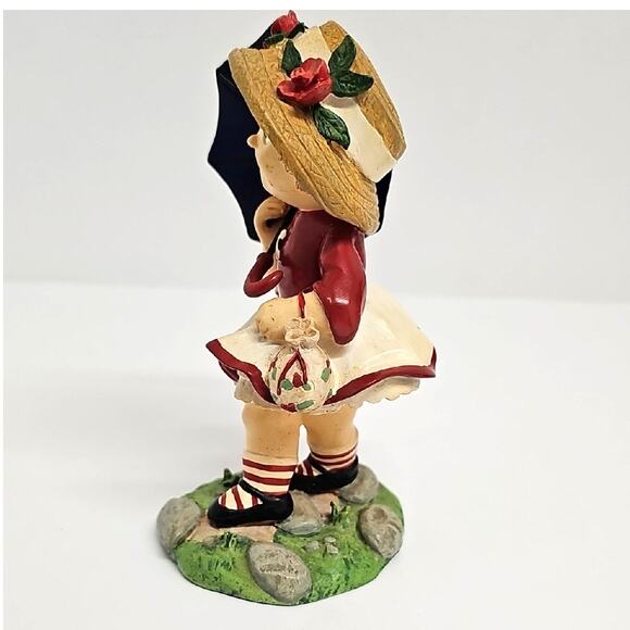 Vintage Campbell Kids Collection "Spring Stroll" Girl Figurine with Umbrella - Picture 2 of 7